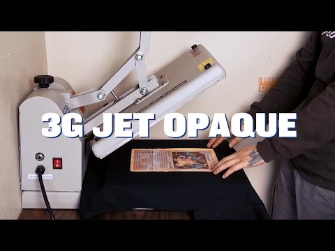 How To Apply 3G Jet Opaque Heat Transfer Paper on Dark Garments