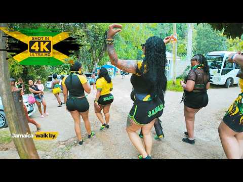 ✓JAMAICA WALK BY | Walking Full Tour Of Spanish Bridge Ocho Rios / St Mary Jamaica 2025 4K