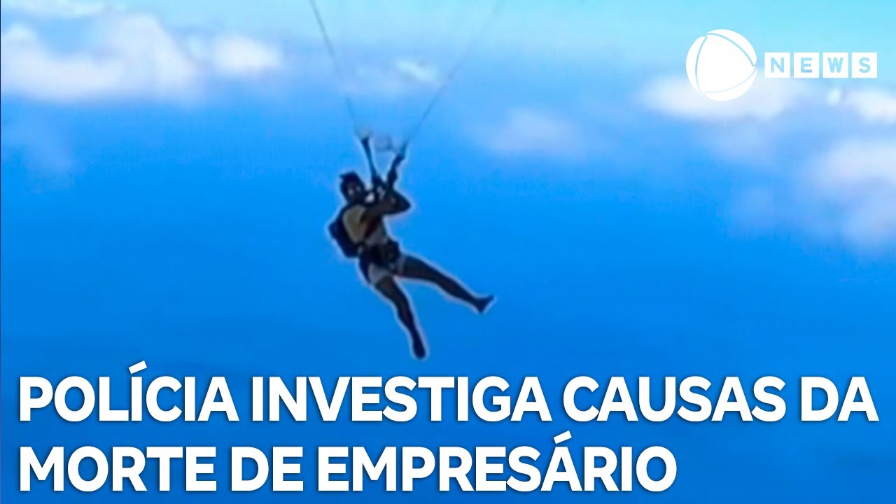 Polícia Civil investiga causas da morte de empresário durante um salto de paraquedas