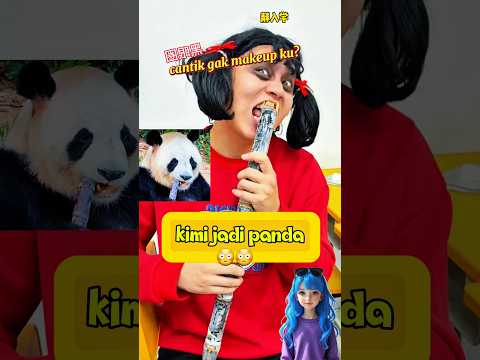 niatnya mau cantik kayak sheila, ga taunya malah kayak panda🤣 #sikimi #funny #lucu #kocak #videolucu