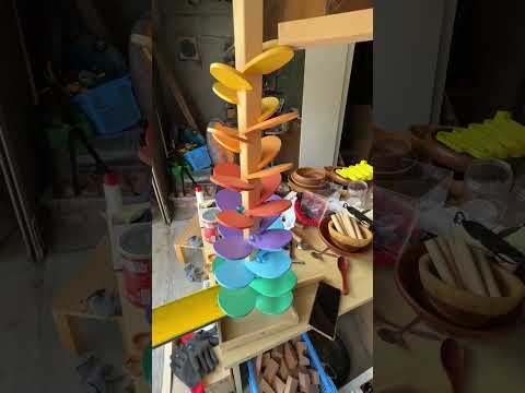 Marble Run ☆ The sound of wood and marbles is pleasant ASMR ⑩