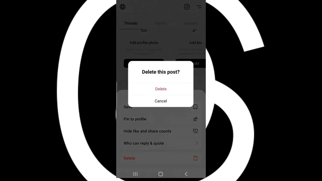 How To Delete Pics On Threads  2025