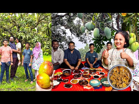 নিশ্চিন্তপুরের দাওয়াতে জামাই আদর 🖤 বাগানে গিয়ে আম পেড়ে মাচায় বসে আম খেলাম 🫣 ৪৮ কেজি আমও কিনলাম 👍