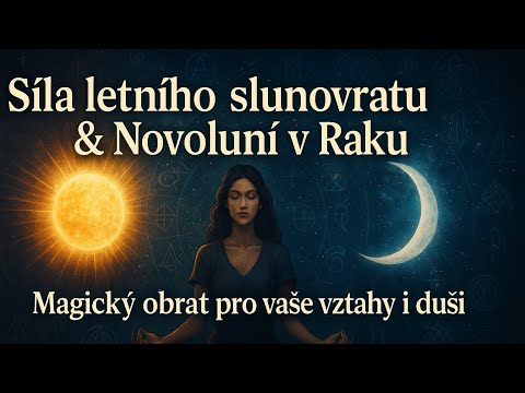 Novoluní v Raku 25.6.2025 a síla letního Slunovratu 21.6.2025 | horoskop dle Astrologie
