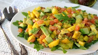 Ensalada sencilla, sabrosa y saludable 😍LA MEJOR PARA EL VERANO!