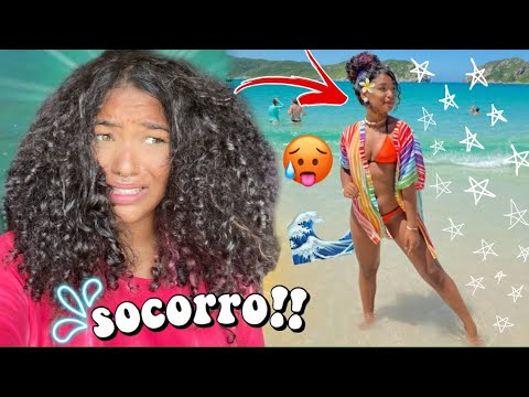 RECUPERANDO o CABELO PÓS PRAIA🌊 *em casa*