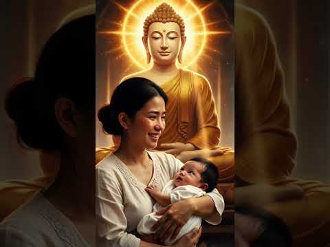 The Miracle of Buddha's Compassion: A Mother's Prayer Saves Her Child. #Buddha #MotherAndChild
