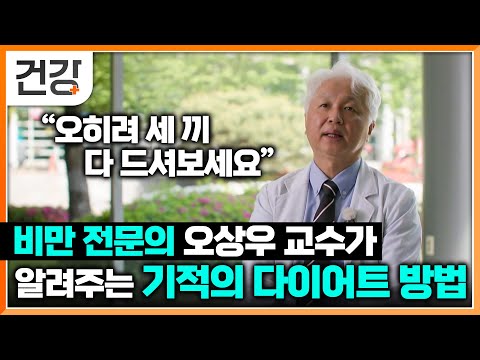 비만 전문의 오상우 교수가 알려주는 하루 세 끼 먹으면서 비만에서 벗어날 수 있는 방법 