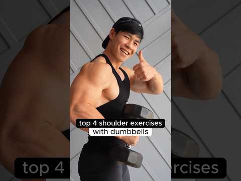 Top 4 Shoulder Exercises for 3D delts (dumbbells only)