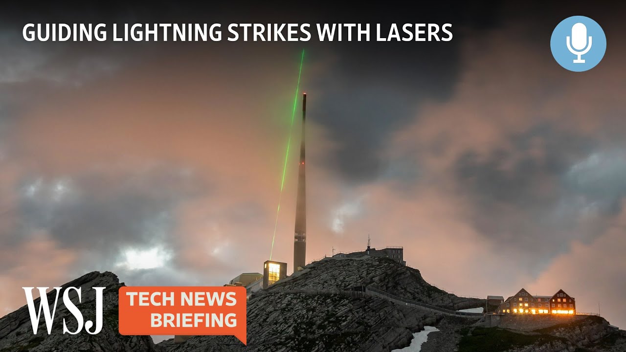 How Giant Lasers Could Help Deflect Lightning Strike Danger | Tech News Briefing Podcast