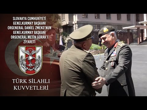 Slovakya Cumhuriyeti Gnkur.Bşk. Org. Daniel ZMEKO'nun Gnkur.Bşk. Org. Metin GÜRAK’ı Ziyareti