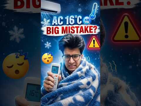 Health Myth | Ep.4: AC 16°C Pe Sona = BIG MISTAKE?🥶 #shorts