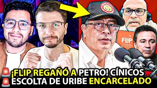 ENVIVO: Flip regañó a Petro y ocultó amenaza de Cabal a RTVC. Escolta de Uribe seguirá en cárcel
