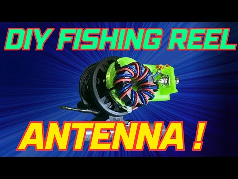 How to build a Fishing Reel Antenna.