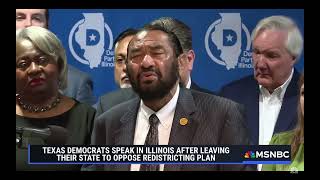 Rep. Al Green Condemns Racist Texas Redistricting Plan in Chicago Press Conference 3/4