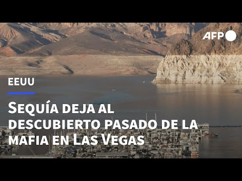Sequía en EEUU deja al descubierto tenebroso pasado de la mafia en Las Vegas | AFP