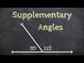 Linear Pairs and Supplementary Angles
