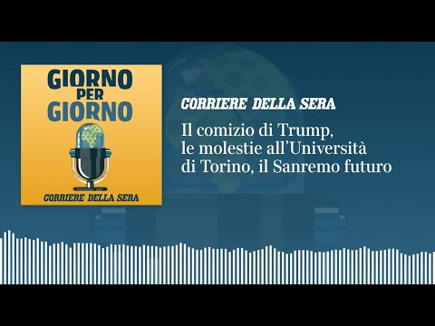 Il comizio di Trump, le molestie a Torino, il Sanremo futuro