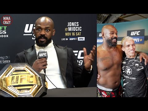 Jon Jones Reveals Personal Moments with Charles Oliveira at UFC 309