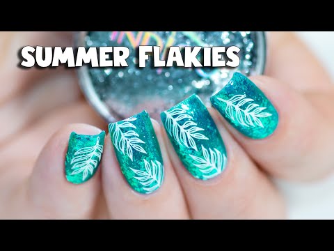 Summer Flakies with Indigo Flame Effect