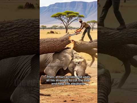One Man One Elephant One Unforgettable Rescue!#shorts