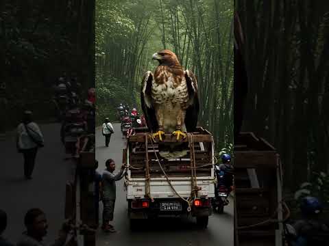 ELANG JAWA TERBESAR ⁉💥🦅 #shorts #shortsfeed #ytshorts #ai #elang #eagle #biggest #fyp #viralvideo