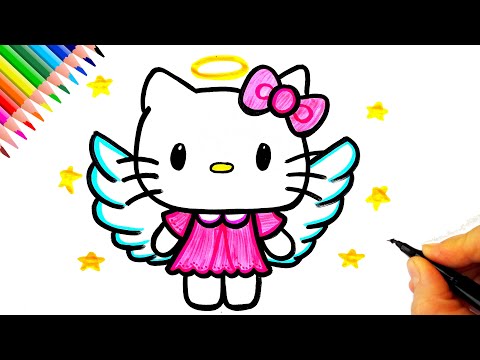 Hello Kitty Çizimi - Hello Kitty Drawing - Hello Kitty Nasıl Çizilir? Hello Kitty Çizimi Kolay