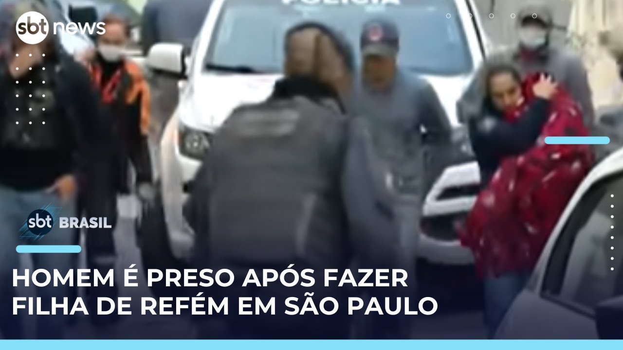 Criança de 4 anos feita refém dentro de casa em SP é libertada | SBTBrasil