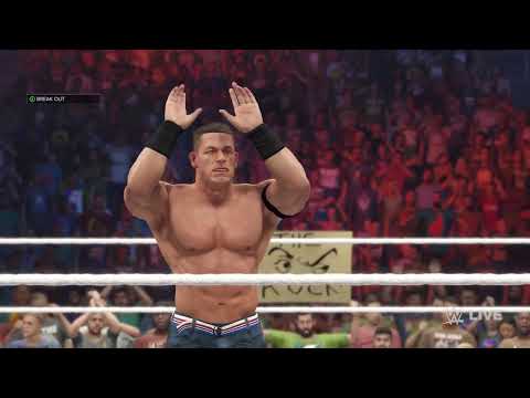 John cena is back on WWE and he call The Rock Dwayne Johnson for a championship Match