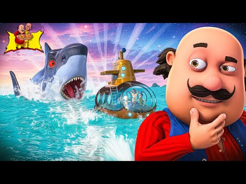 Motu Patlu Pe Monster Shark Ne Kara Attack | Motu Ka New Sea Adventure | Motu Patlu | Kiddie Land