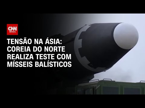 ​Tensão na Ásia: Coreia do Norte realiza teste com mísseis balísticos | BASTIDORES CNN