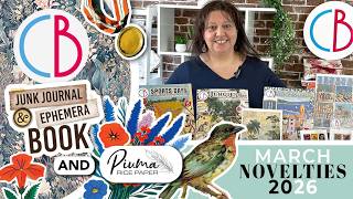 CiaoBellaPaper - NEW JUNK JOURNAL & EPHEMERA BOOKS + RICE PAPER (March 2026)