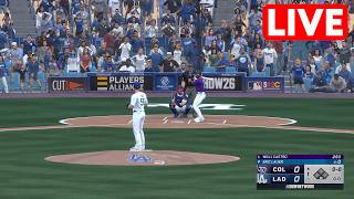 🔴 Colorado Rockies vs Los Angeles Dodgers - 7th July 2026 Full Game | MLB The Show 26 Simulation