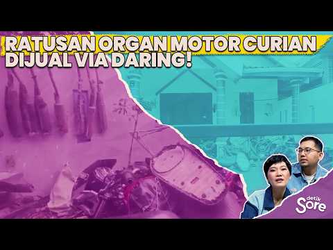 Praktik ‘Mutilasi’ Motor Roda Dua di Nganjuk Dibongkar Polisi