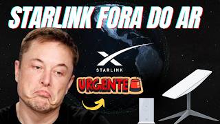 Starlink CAIU - FORA DO AR!!!! o que fazer?