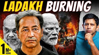Who Set Ladakh On Fire? | Conspiracy By Sonam Wangchuck Or Apathy Of BJP Govt? | Akash Banerjee