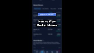 How to View Market Movers