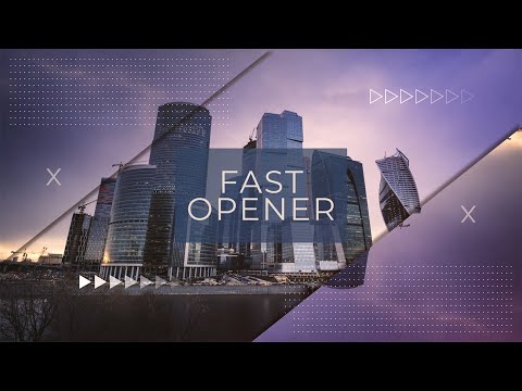 How to make Fast Opener in After Effects