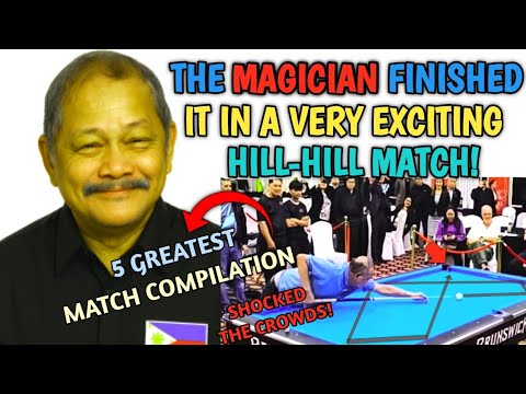🔥🏆 THEY NEVER THINK EFREN REYES WILL WIN! 5 UNBELIEVABLE HILL-HILL MATCH THAT 😱 SHOCKED THE CROWDS!