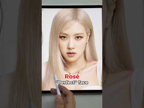Rosé perfect face ratio #blackpink #rose