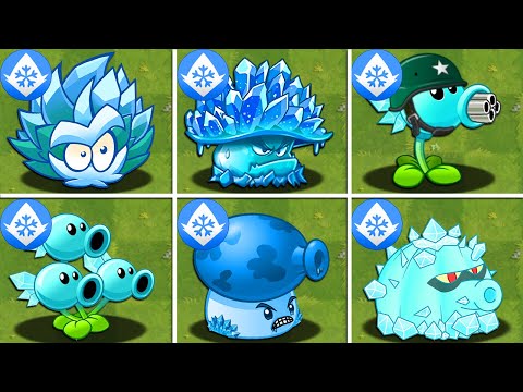 100% All ICE Plants LEVEL 1000 vs All Final Boss - Plants vs Zombies 2 Mod