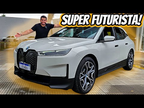 BMW iX Drive40i 2023 - SUV MAIS FUTURISTA QUE JÁ GRAVEI, TOTALMENTE ELÉTRICO