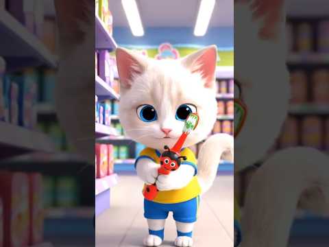 Brushing teeth is so cute! Cat bought a toothbrush for fun bubble playtime! 🦷🪥🐱🐰✨💦