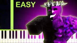 NULL_AND_VOID - Noli Chase Theme | Forsaken - EASY Piano Tutorial