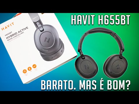 Adeus QCY H3! CHEGOU O NOVO Fone Havit H655BT com ANC híbrido e 70h de Bateria! (Já no Brasil) TOP!!