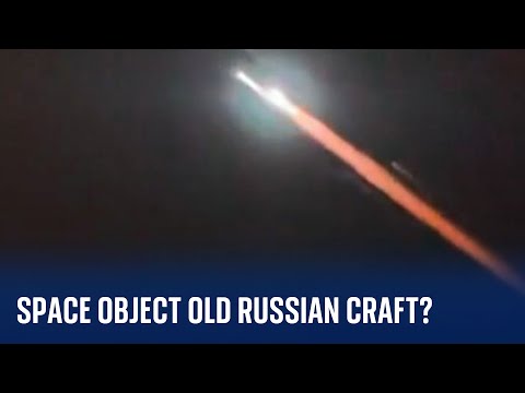 Space 'object' believed to be Russian rocket falling to Earth
