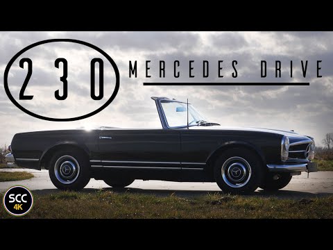 MERCEDES 230 SL W113 PAGODA | 4K | Mercedes-Benz drive in top gear with engine sound | SCC TV