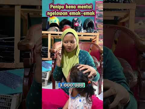Penipu kena mental ngelawan emak emak #lucu #shortvideo #comedy
