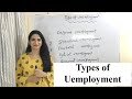 Types and Causes of Unemployment