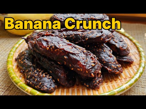 Banana Crunch Recipe | Crispy, Sweet & Easy Dessert or Snack